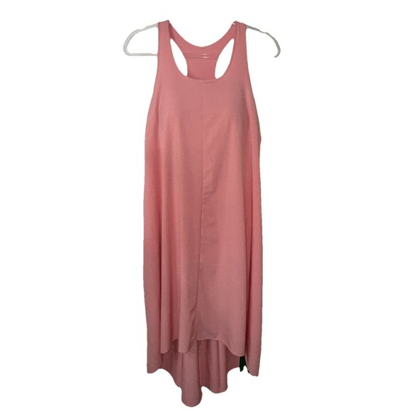 Halara Breezeful Racerback Quick Dry Casual Midi Dress Pockets Women’s L Hi Low - Picture 1 of 12